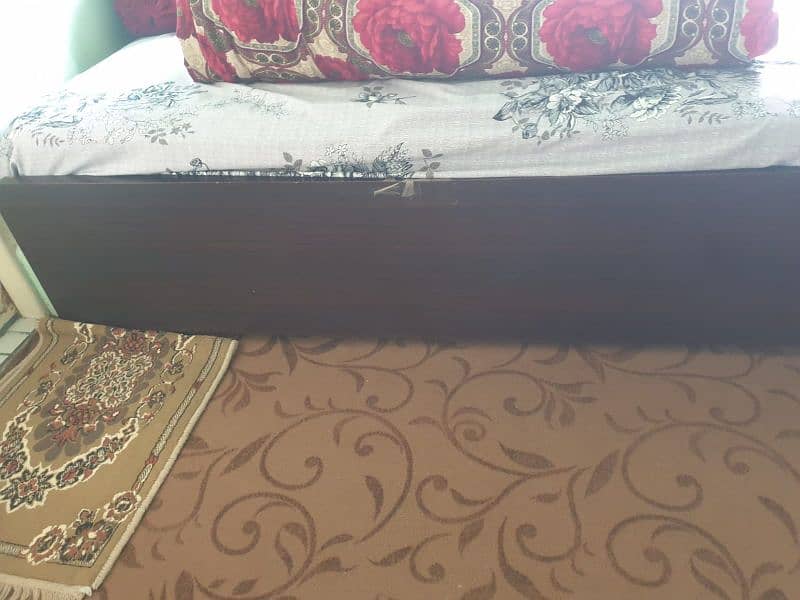 double bed and dressing with computer Meez for sale 4