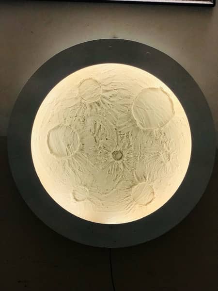 Moon Lamp For Wall Hanging, For Bedrooms, Guest rooms, Dining rooms. 1