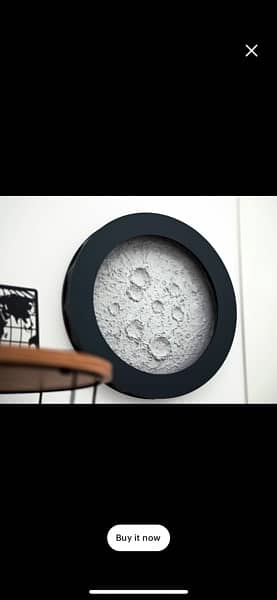 Moon Lamp For Wall Hanging, For Bedrooms, Guest rooms, Dining rooms. 2
