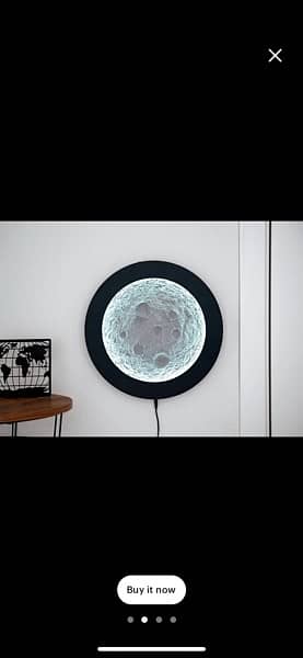 Moon Lamp For Wall Hanging, For Bedrooms, Guest rooms, Dining rooms. 9