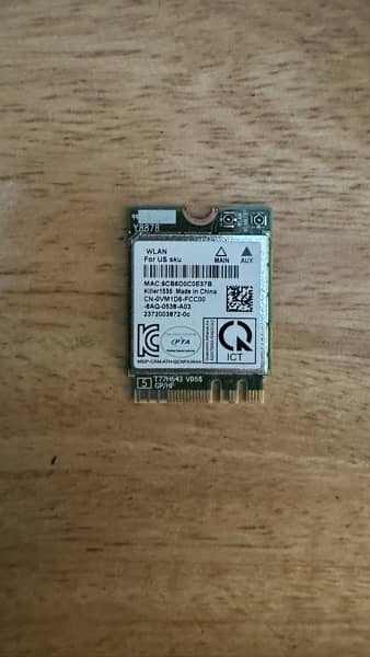 PTA Approved Killer 1535 WiFi Bluetooth card 1