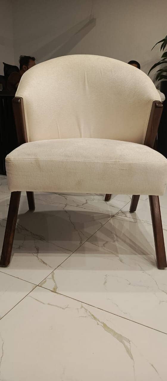 Wooden Designer 4 Chairs For Sale Almost Brand New 3