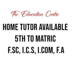 Home Tutor Available 0
