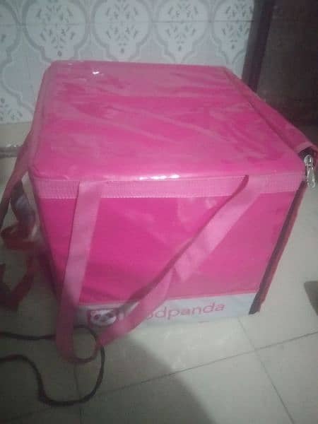 Foodpanda delivery bag new condition 1