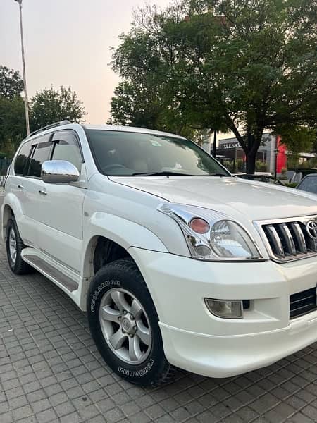 Totay Prado Pearl White Land Cruiser 2003 14