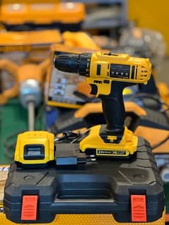 Rechargeable 24v Drill Machine With Complete Accessories