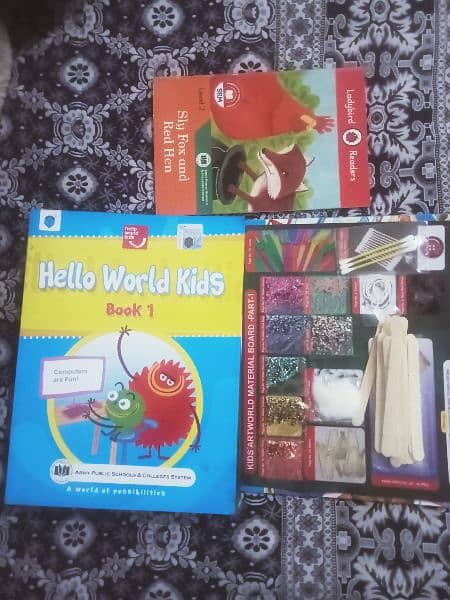Complete set of books class 1 of APS school 1