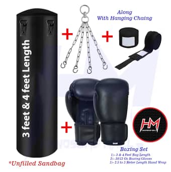 Boxing kit available Gloves, Bag, chain, patti wrap, handgrip etc
