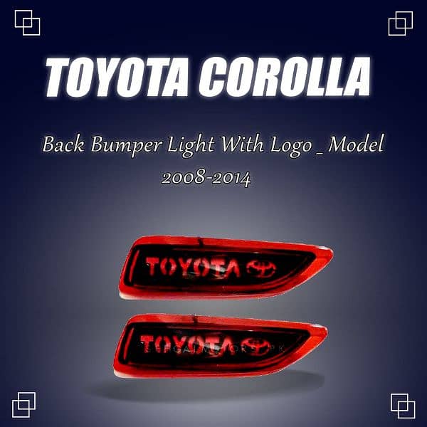 ALL CARS BACK BUMPER LIGHT IN FACTORY RATE 8