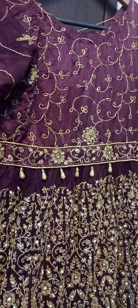 Heavy walima Dress /  bridal dress / Walima Maxi/Walima branded Max 3