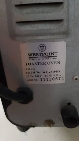Original Westpoint Oven *BLACK* 2