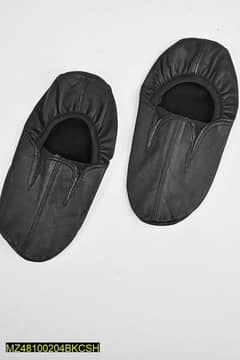 Black Camel Half Warm Leather Socks