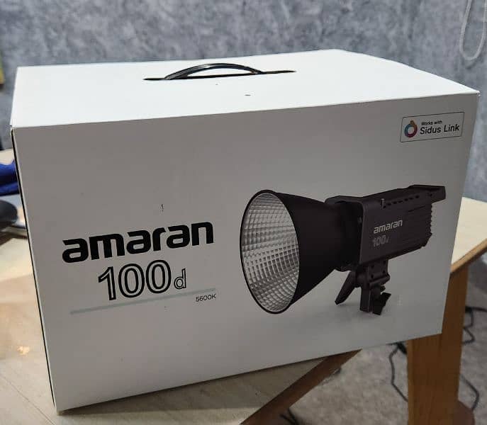 Aputure Amaran 100d LED Light With Apkina 90cm Octa Box & Stand 3