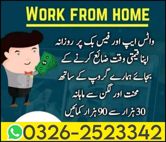 Online Earning, Online job in Pakistan, Work from home, part time job 0