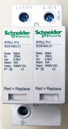 SCHNEIDER ORIGINAL FRANCE SPD DC 2 POLE 1000V DC SURGRE PROTECTION DEV