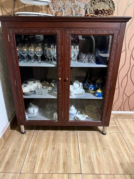 Two Wooden showcases or cabinets Excellent condition 2