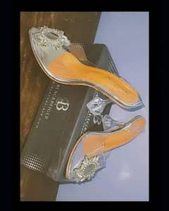 Black Beiger Cinderella heels