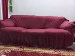 5 seater sofa set available .  used