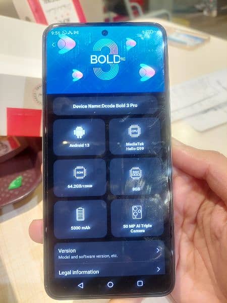 Dcode Bold 3 Pro with box and charger 6