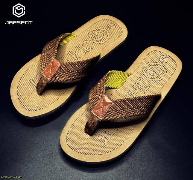 jaf spot men's comfortable premium slippers JF026-Brown 2