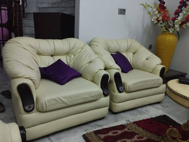 7 Seater Sofa Set with 2 Centre & Side Table 1