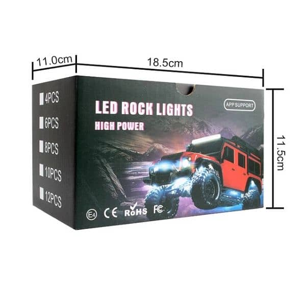 10-Pods RGB LED Rock Lights Kit 0