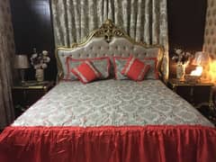 Imported fabric Bed sheet king size