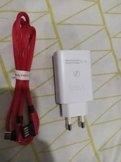 Qualcomm Fast Charger 5.0 90 Watt with Imported L-Shaped Type-C Cable