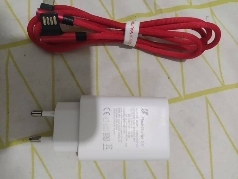 Qualcomm Fast Charger 5.0 90 Watt with Imported L-Shaped Type-C Cable 1