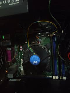 Xeon e3 1240 v2 (i7 3770),Motherboard Q77, Ram 8x2 1666 MHZ, Intel fan