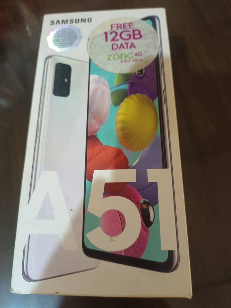 samsung A51 white, perfect working condition 1