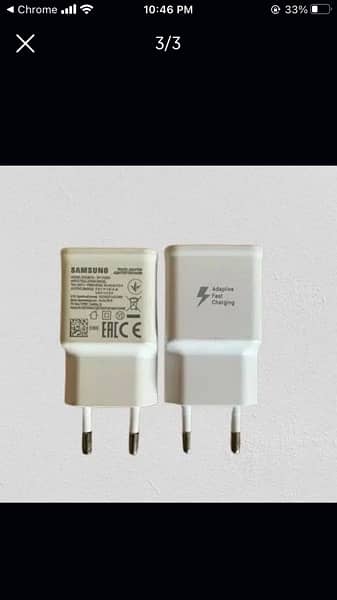 100 % original  15w samsung charger available for sale 0