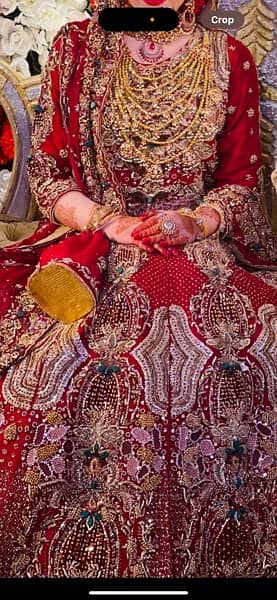 Bridal baraat lehnga/Wedding lehnga/Baraat dress 1