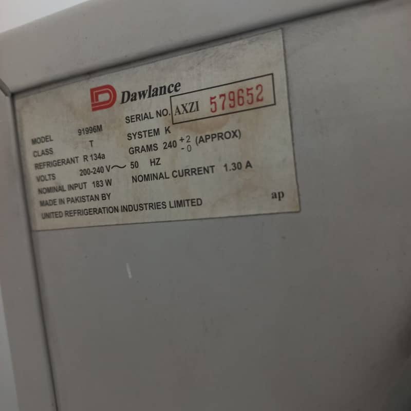 Dawlence 91996m fridge king size cool mint condition 4