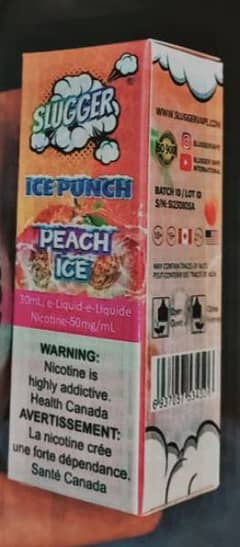 Slugger Ice Peach 50 Mg