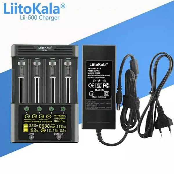 Littokala battery charger liiM4S,  lii500 and lii600 3