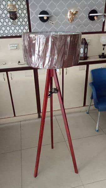 Tripod wood floor lamp sale 14