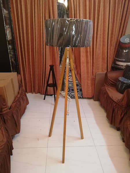 Tripod wood floor lamp sale 17