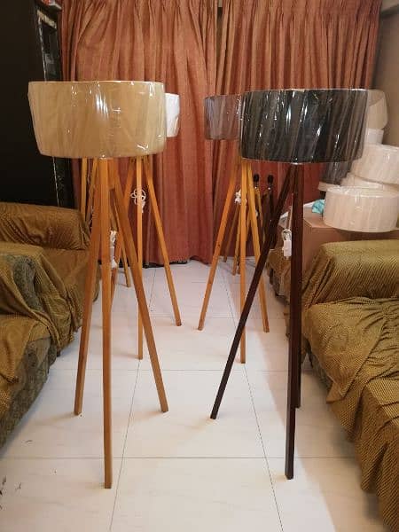 Tripod wood floor lamp sale 19