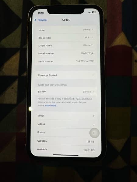 iphone 11 (128 Gb) PTA Approved 6