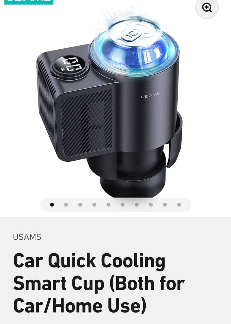Car quick cooling smart cup 2
