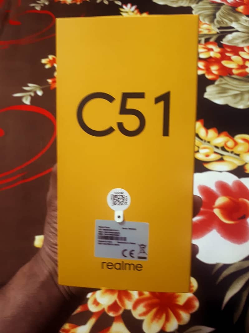 Realme C51 black color (4+4gb. +128) 50 mega pixel vip camera 5