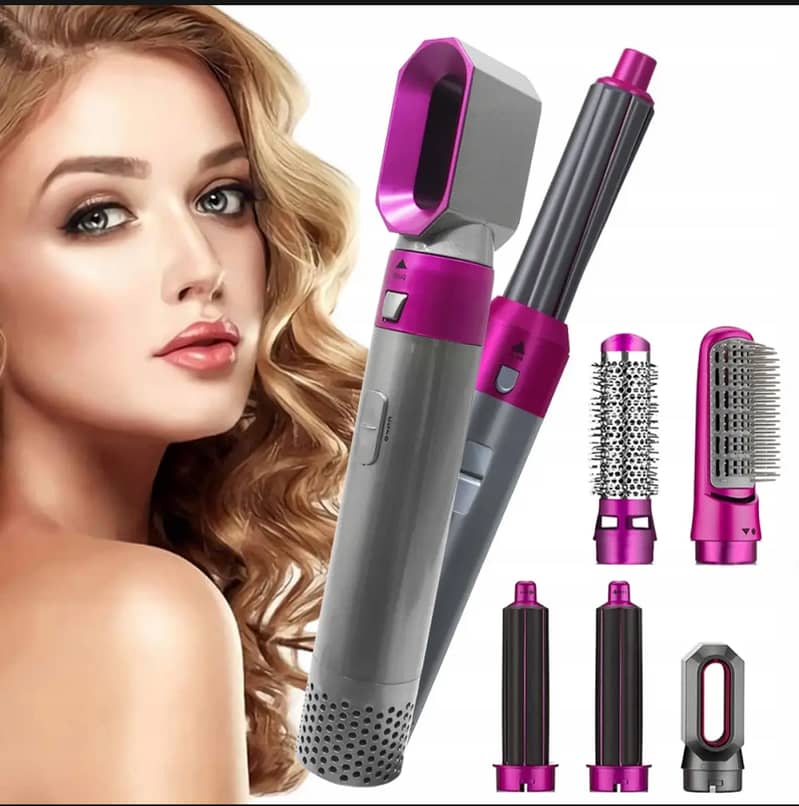 5 in 1 Hairs styler. best product. All in one. 6
