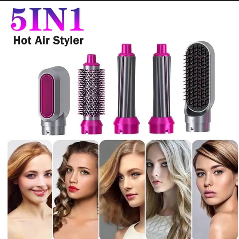 5 in 1 Hairs styler. best product. All in one. 8