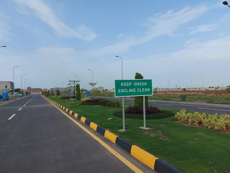 1 Kanal Plot Available For Sale In Green Enclave Extension Abdullah Gardens Canal Road Fsd 4