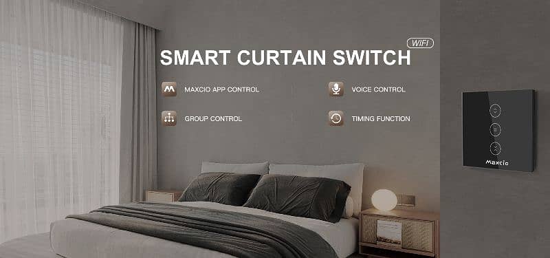 Maxcio smart curtain switch 10