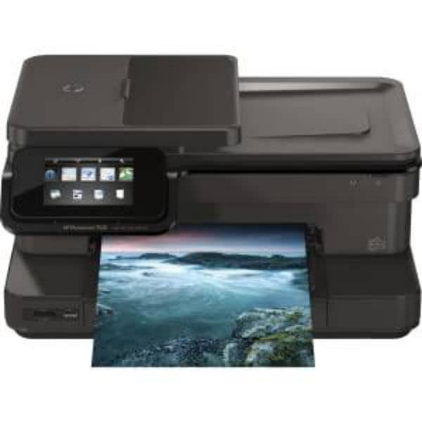 Hp 7520 wifi printer black print colour print scan 3