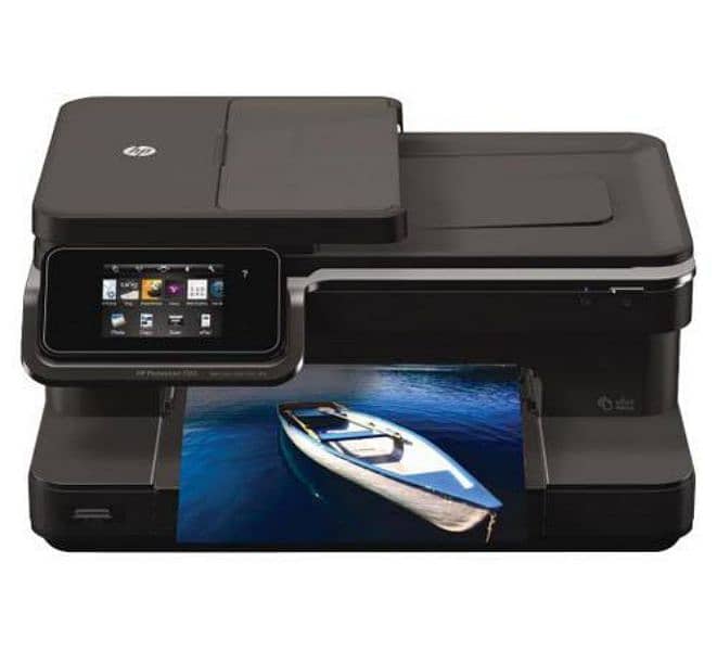 Hp 7520 wifi printer black print colour print scan 6