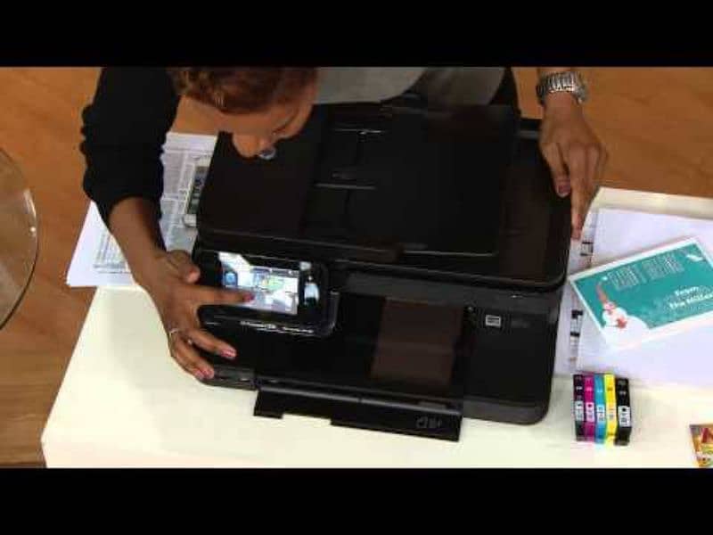 Hp 7520 wifi printer black print colour print scan 7