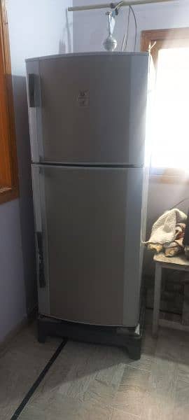full size fridge in ok condition. 9